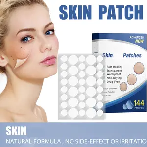 Professional W Remover Patches, Tea Tree Oil Stickers for Skin, W Treatment Stickers for Hands, Feet, and Body- Non-Medicated & Gentle Care for Skin Blemishes Acne Soothing