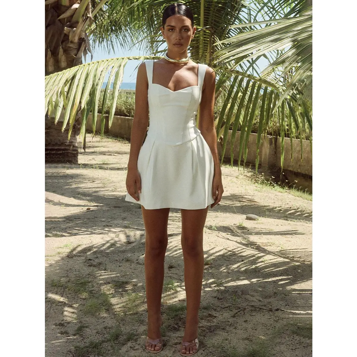 whote mini dress Dani Mini Dress ~ White Daisy Burnout – Show Me Your Mumu