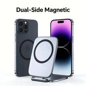 Car Phone Mount 2026 New Model Automotive Foldable Magnetic Navigation Tesla Vehicle Universal Anti-Shake Support Stand