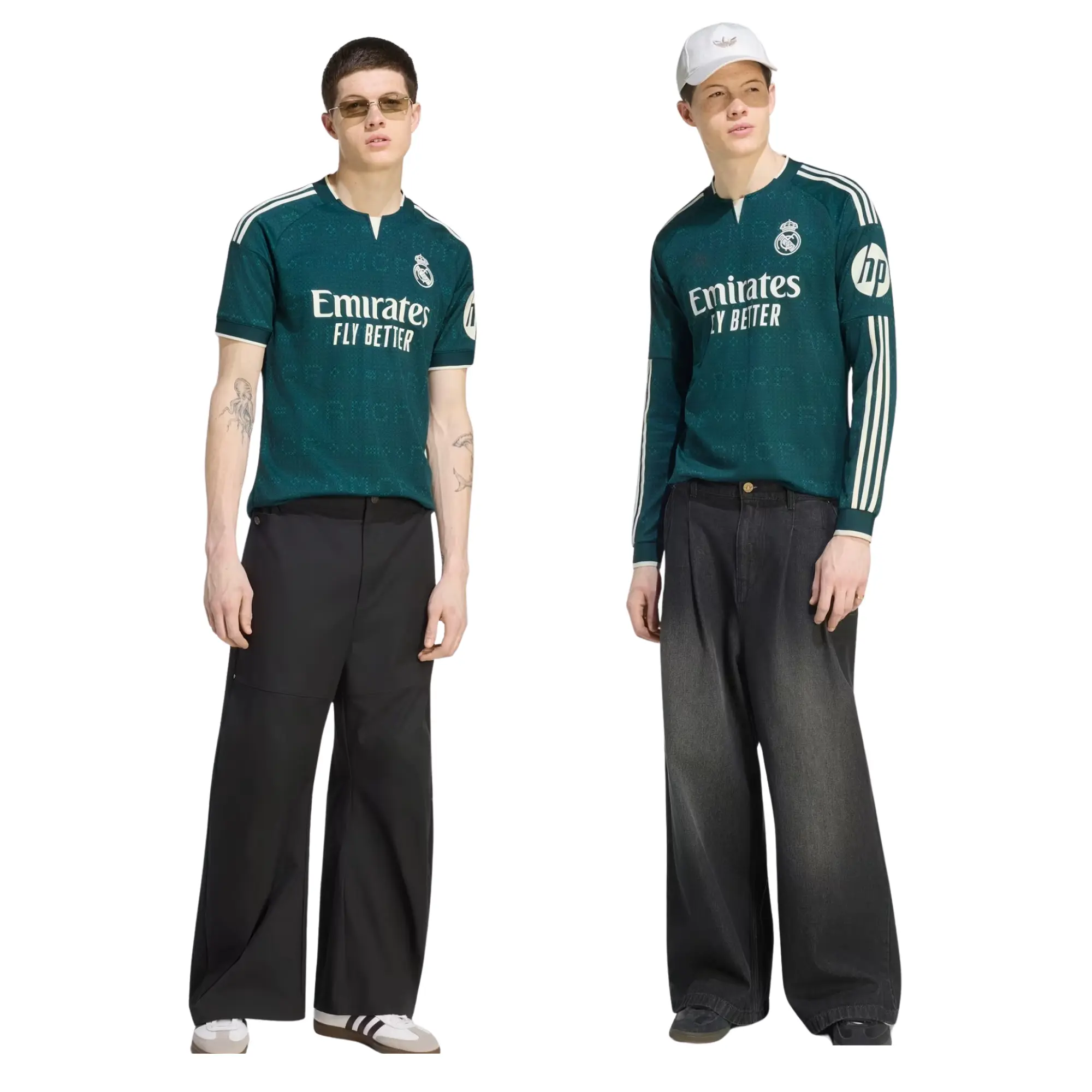 2026/27 Madrid Away Replica Football Jersey – Aurora Ivy Green Unisex Soccer Shirt with Short & Long Sleeve Options