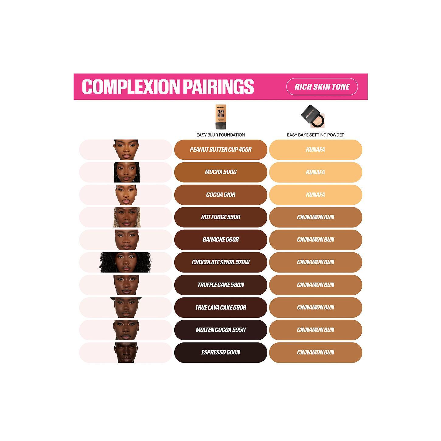 Huda Beauty Easy Blur Foundation in Mocha 500G