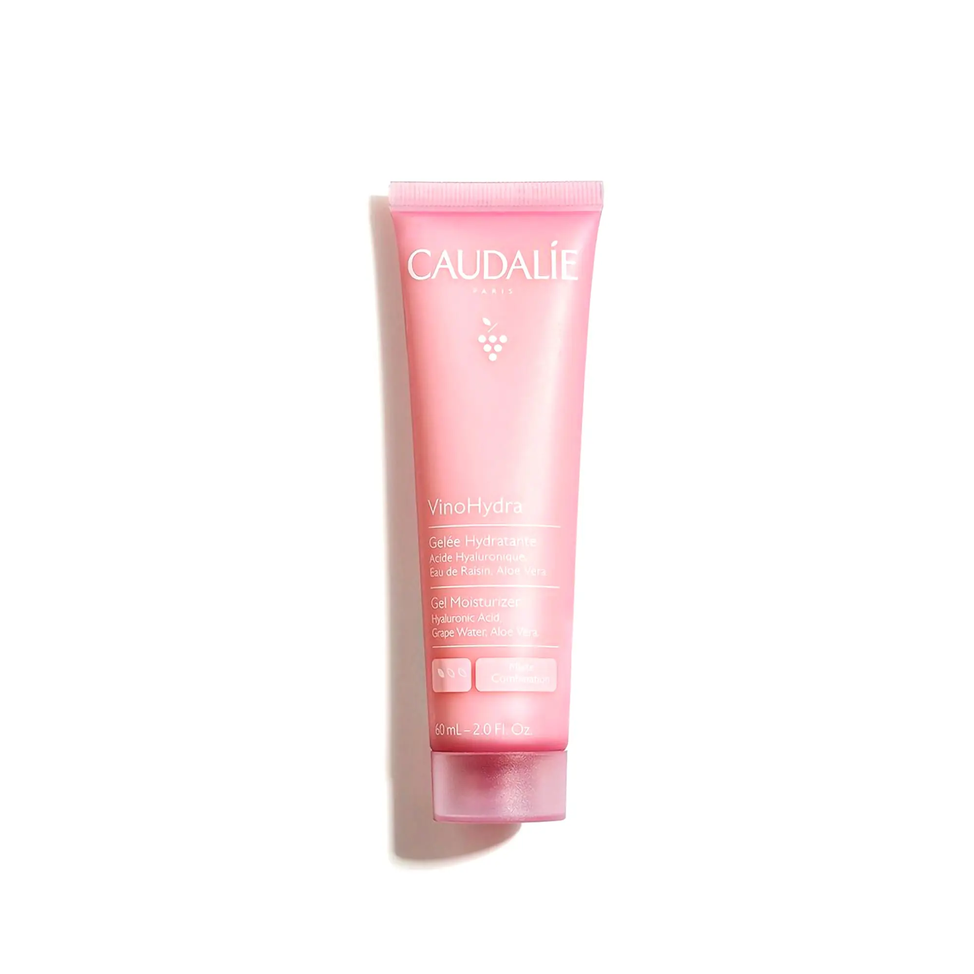 Caudalie VinoHydra Gel Moisturizer, Dewy & Lightweight Daily Skincare with Hyaluronic Acid for Sensitive Skin