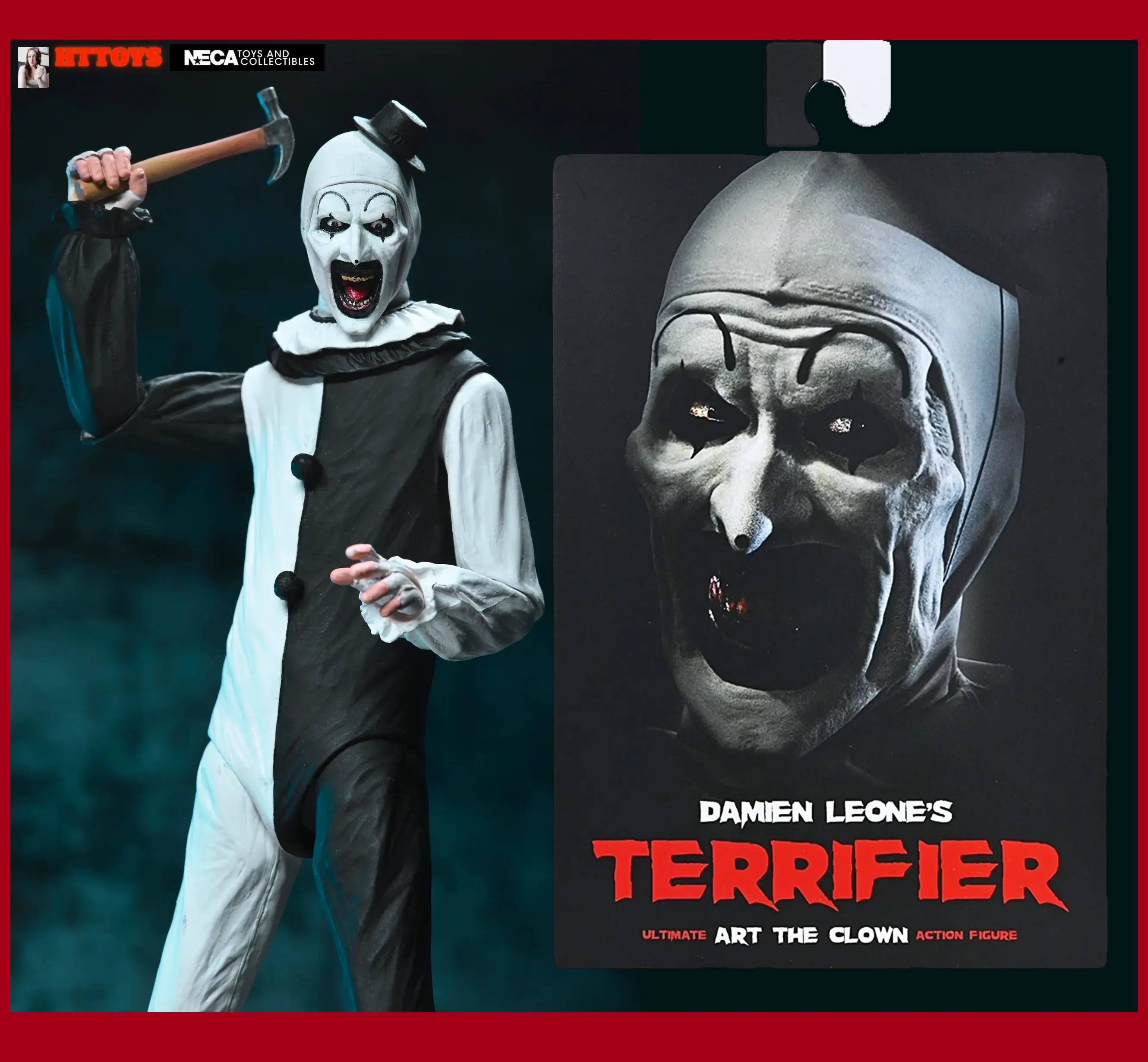 Terrifier Art the Clown 7-Inch Scale Ultimate Action Figure NECA