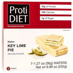 ProtiDiet - Key Lime Pie Protein Wafer Bar - 7/Box