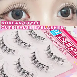Natural Looking 5 Pairs 3D Mink Eyelashes, Soft & Silky False Lashes, Suitable For Daily Commute And Meetings, Comfortable & Natural Wear, Handmade Wing-Shaped Natural Eyelashes