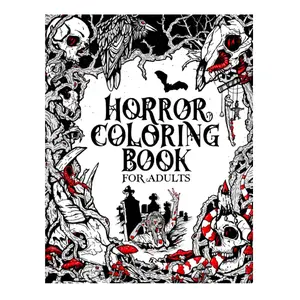 Horror Coloring Book for Adults: Creepy Creatures, Monsters, Ghosts, and More