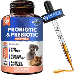 Probiotics & Prebiotics with Enzymes for Dogs and Cats