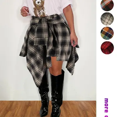 Flannel Skirt Punk TikTok Shop - Main Image