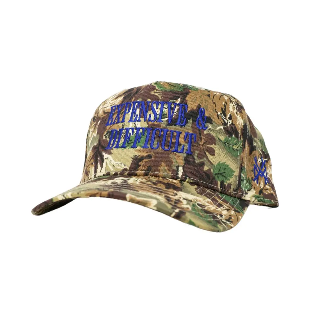 Retro Camo with Blue Thread