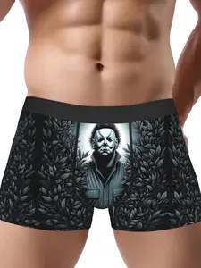 Michael Horror Men Underwear Printed Boxer Briefs Michael Horror Men Underwear Printed Boxer Briefs