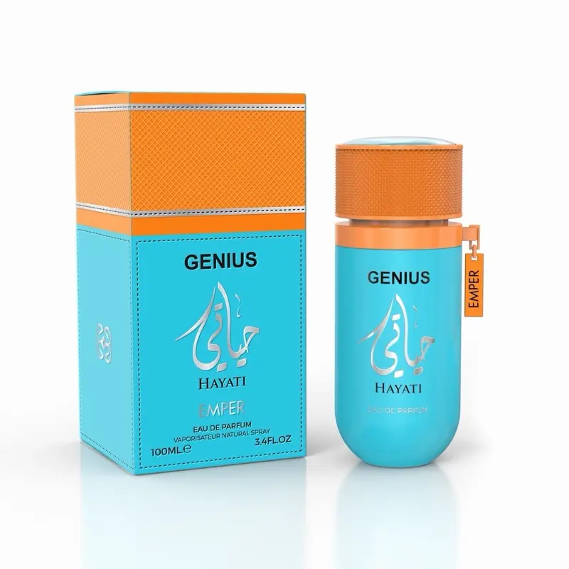 Genius Hayati Emper Eau de Parfum 100ml - Premium Fragrance for Men 3.4 oz