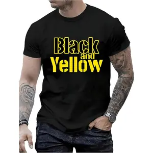 100% Cotton Pittsburgh Black and Yellow Pennsylvania T-Shirt