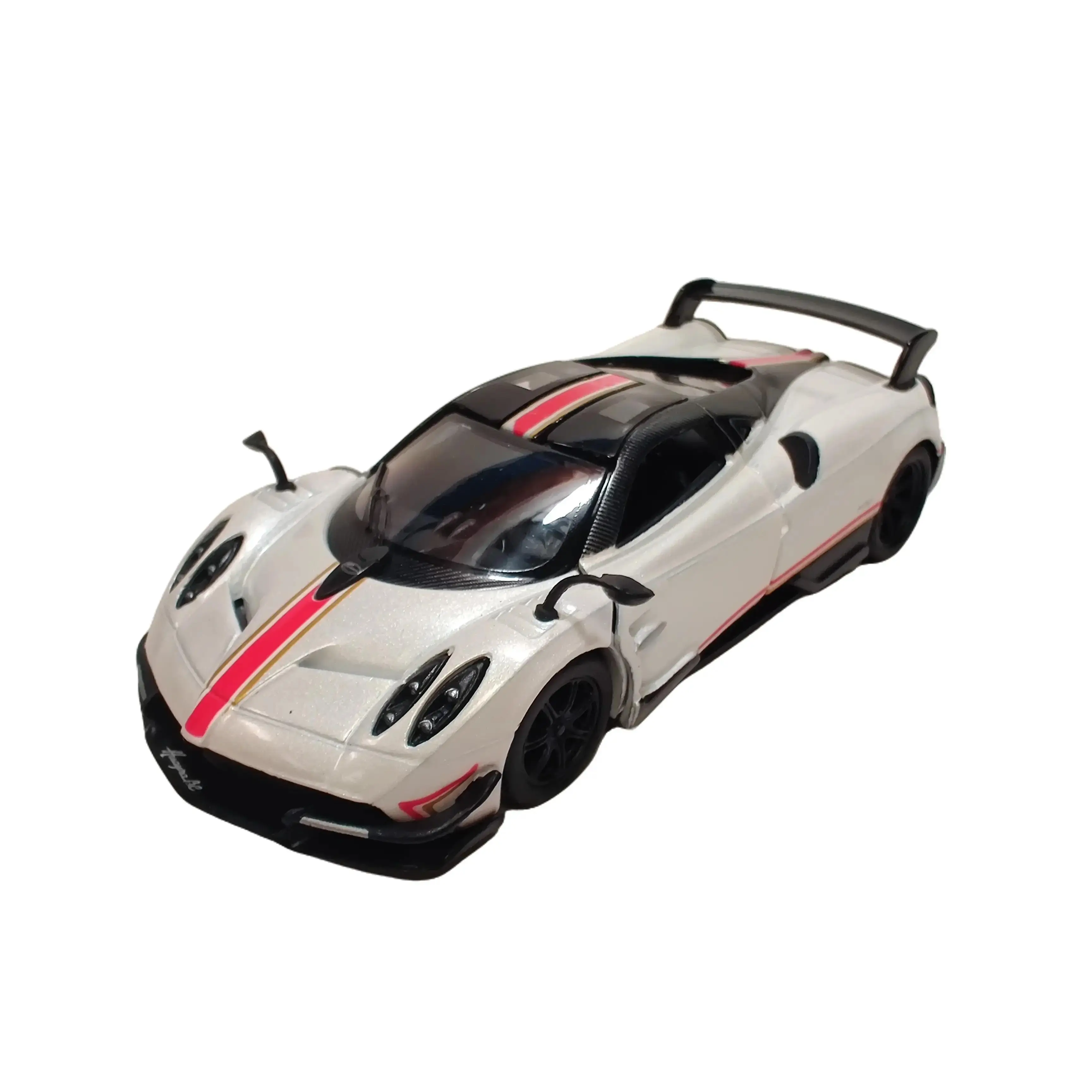 KINSMART 2016 Pagani Huayra BC 1:38 Scale Die-Cast Model Car with Openable Doors & Pull-Back Action 5 Inches Long Officially Licensed White Die-Cast Metal