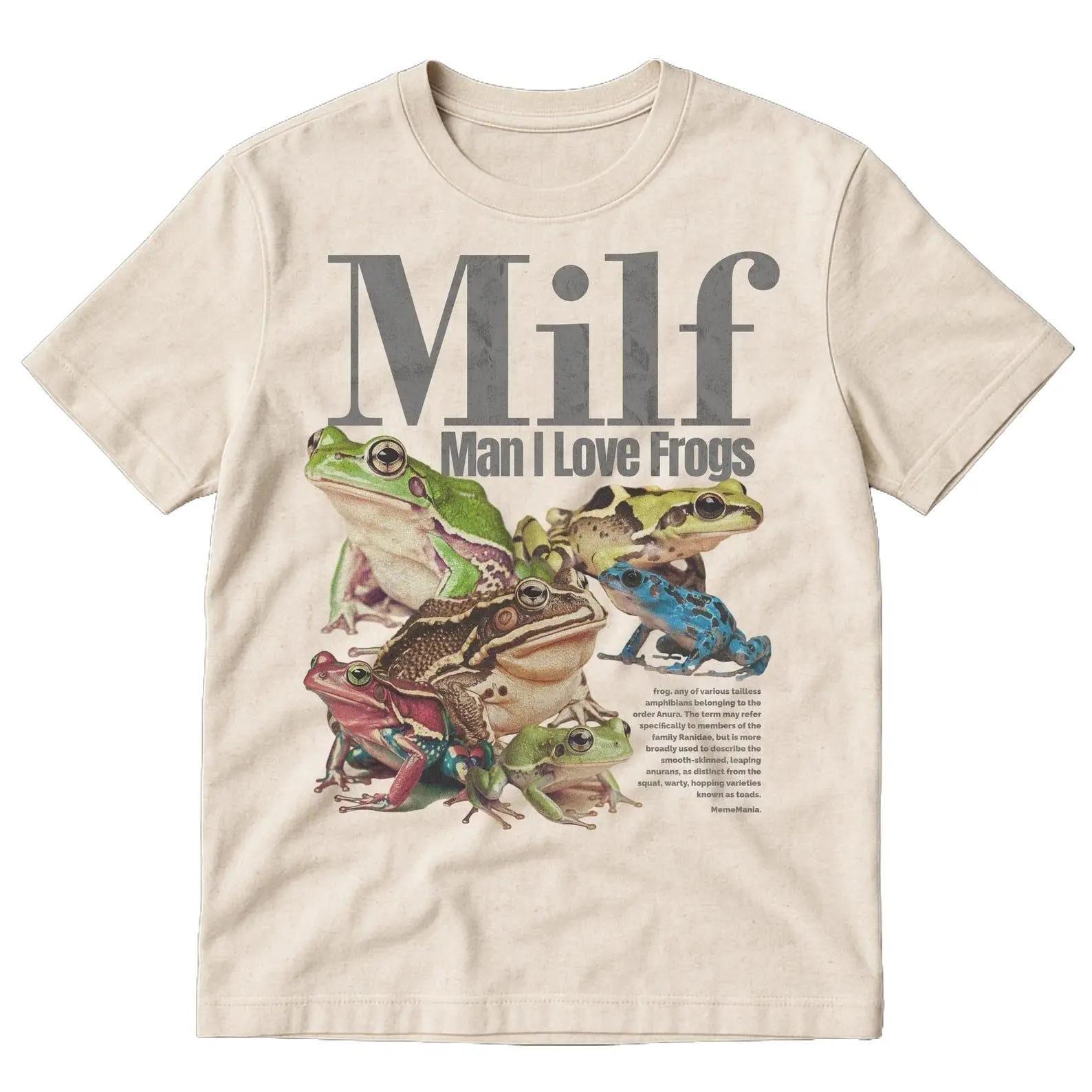 MILF Man I Love Frogs T-Shirt, Funny &hellip;