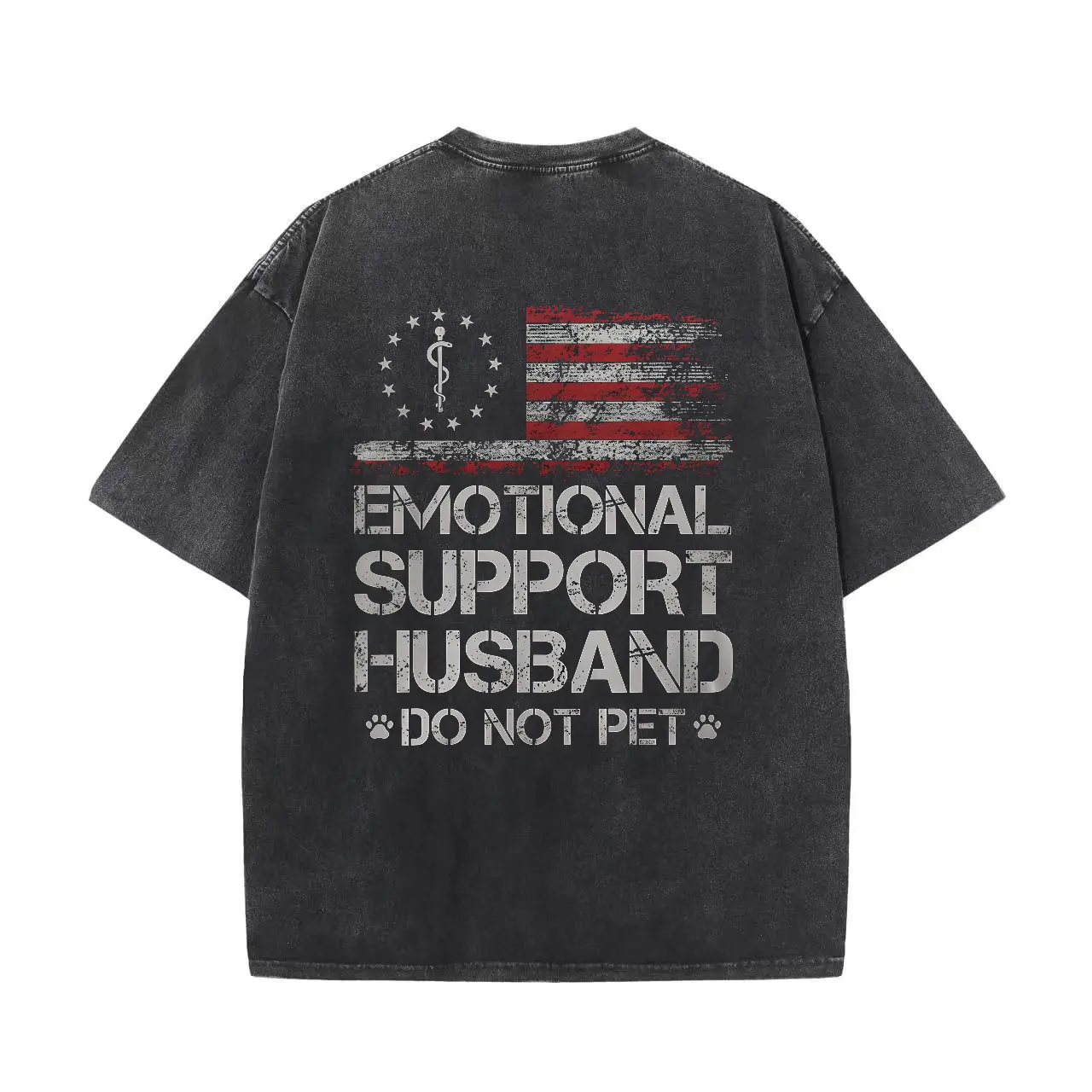 Washed T-shirt-Black