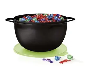 Tupperware Thatsa Mega Bowl 42 cup with a Airtight green lid