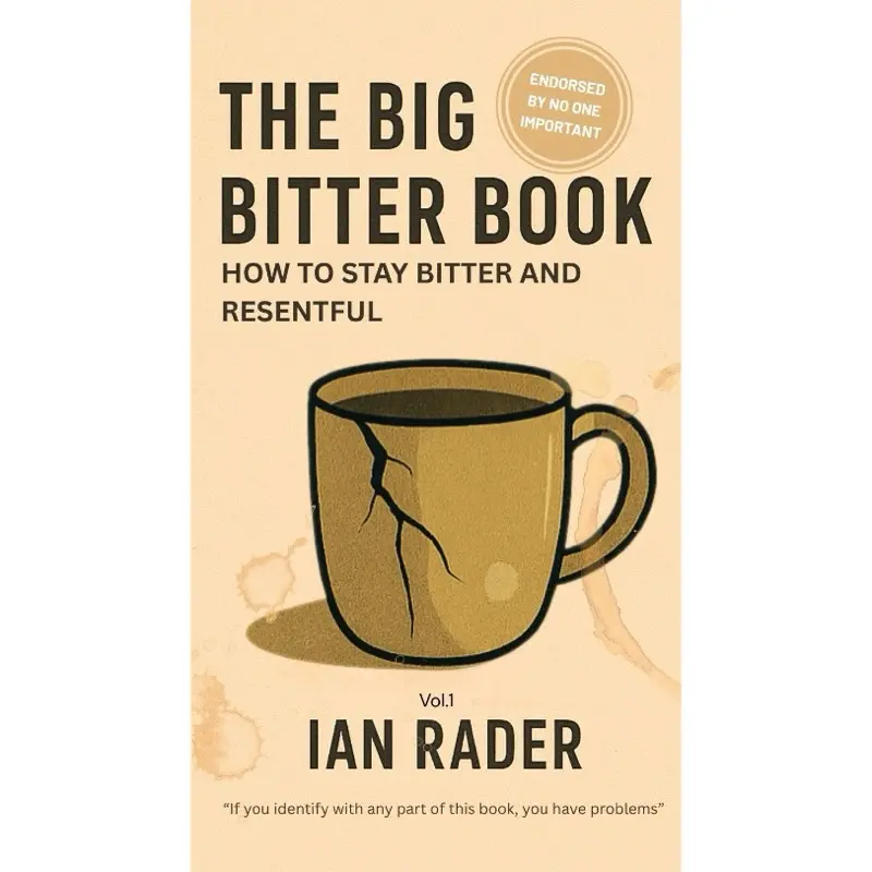 The Big Bitter Book: How to Stay Bitter and Resentful (autographed by author)