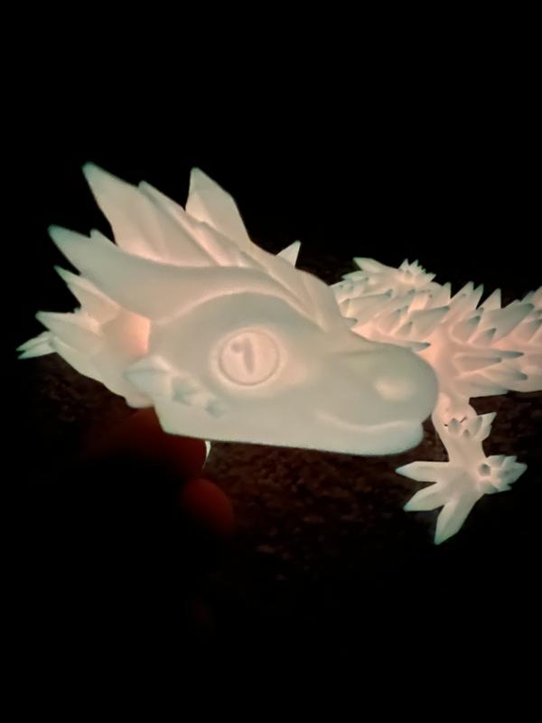 Pink Blaze - Glow in the Dark Dragon Toy and Figurine