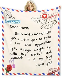 Gifts for Mom, Soft Flannel Mom Blanket for Mothers Day, Christmas Birthday Gift for Mom, Mom Throw Blanket from Daughter Son, Mom Gifts for Christmas, Great Mama Gifts Unique