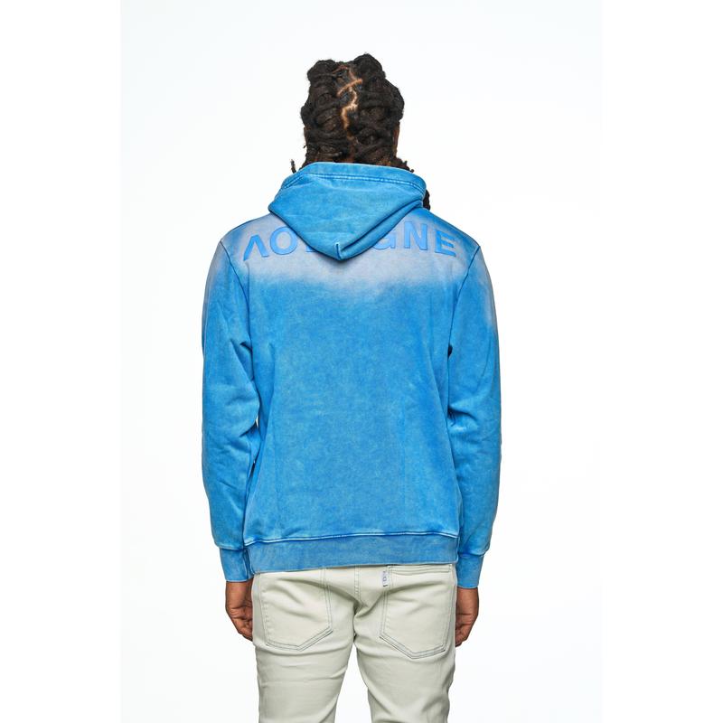 AOLOGNE STAND ALONE WASH HOODIE (ROYAL BLUE)