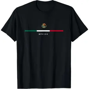 Cotton Graphic Tees Streetwear Gifts mexico mexican flag vintage mexican independence day T-Shirt