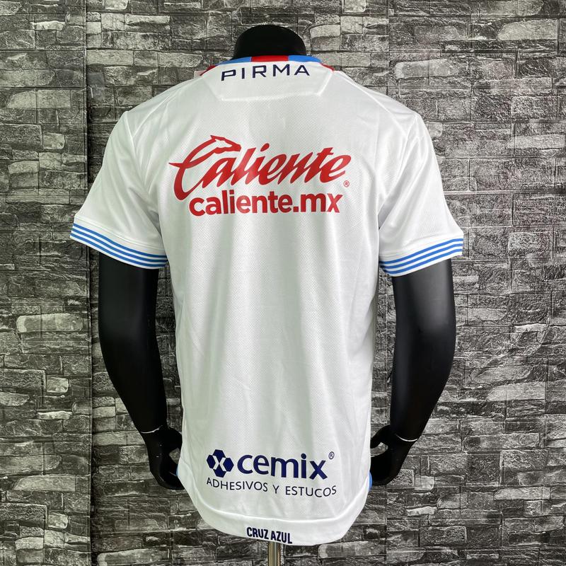 24 25 MEXICO LIGA MX CRUZ AZUL Away Long Sleeve Soccer Jersey Quick Dry Fan Edition