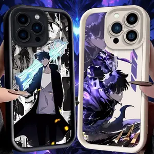 Solo Leveling Case for iPhone 16 15 14 13 12 11 Pro Max XS X XR 8 7 6S 6 Plus SE 2020 Liquid Soft Silicone Shockproof Back Cover