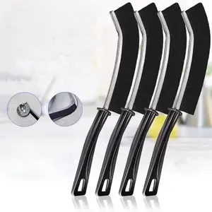 Crevice Cleaning Brush, Multifunctional Door Window Crevice Cleaning Brush, Household Cleaning Tool for Bathroom, Toilet, Kitchen