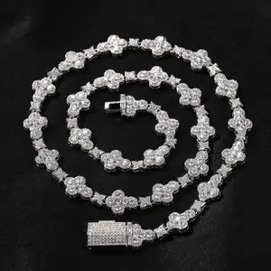 [ICE HUE]18K Gold Vacuum Plated Copper with 5A+ Sri Lanka Zircon Cross Necklace Miami Italy Mexico & Micro Inspired for Women & Men Luxury Jewelry,Daily Wear,Casual Fashion,Gift Idea,,Classic,Hip Hop,Simple,Sporty Style,Lgbt