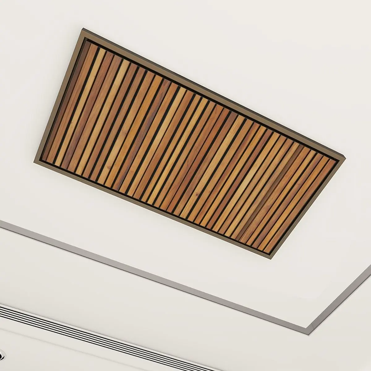4 Pack Fluorescent Light Covers for Ceiling Lights Wall Slat for Home Decor Decorative Magnetic Fluorescent Light Covers for Classroom Office Home 2x4 ft