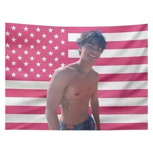 Funny American Malachi Barton Flag Poster Wall Hanging Fabric Print Tapestry - For Bedroom, Living Room, Kitchen Decor, Gift Ideas, Barton Wall Decor, Outdoor, College Dorm 60*40 lN