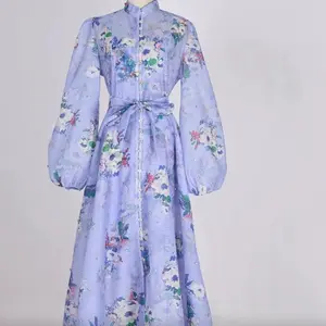 Floral lavender dress