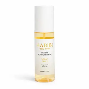 HABIBI NEW YORK Luxury All Over Spray - Hair & Body Parfum 100 mL - 18% Fragrance Concentration - Panthenol & Vitamin E - Long-Lasting Scent