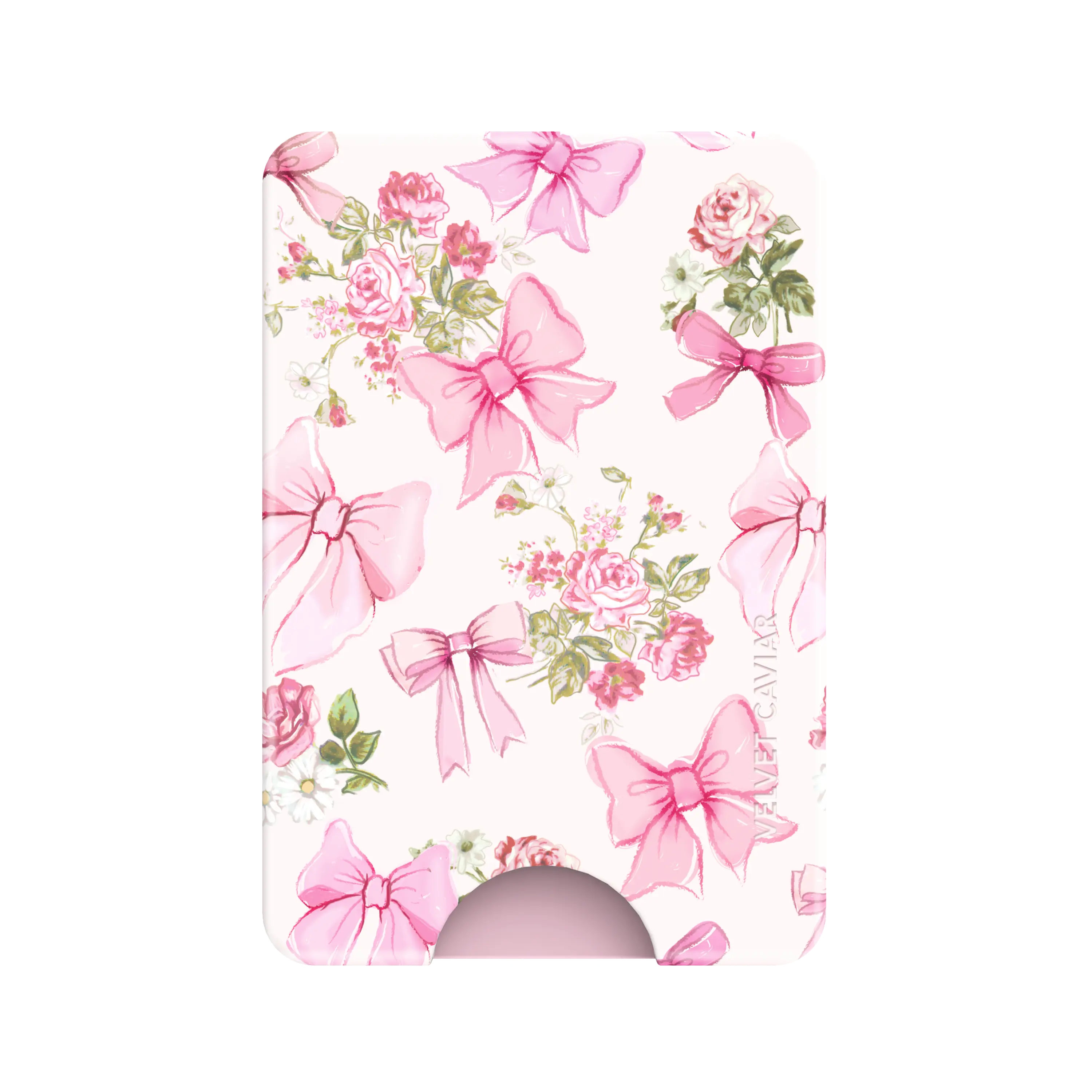 Posie Pink Bow MagSafe Wallet