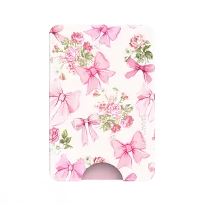 Posie Pink Bow MagSafe Wallet