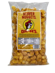 Bucees Beaver Nuggets- Viral Bucee's rest stop Snack- Sweet corn puffed snack chip