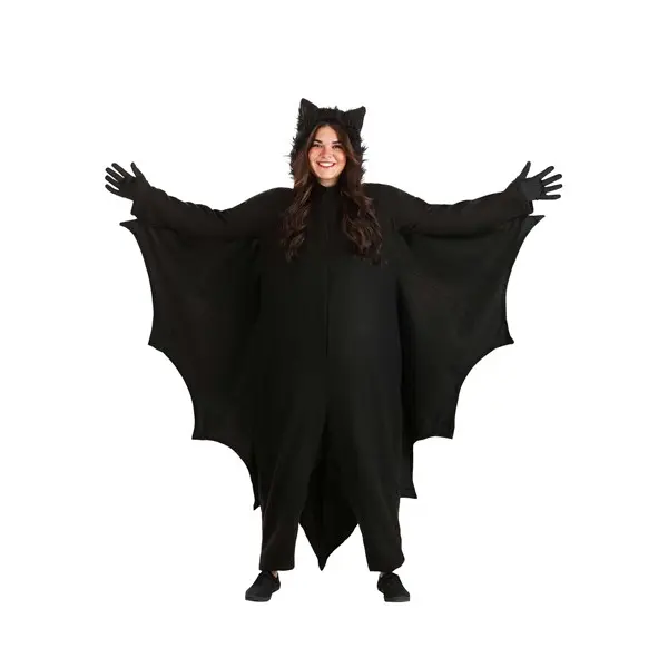 Plus Size Fleece Bat Adult Costume