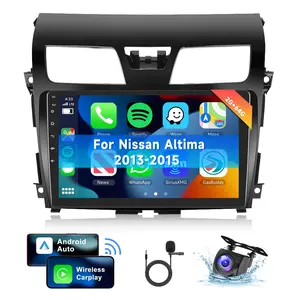 [4+64G] Car Radio for【Nissan Altima 2013-2015】with Wireless Carplay/Android Auto, 10.1 Inch Android 13 Touch Screen Car Stereo BT5.4 GPS WiFi SWC DSP
