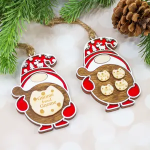 Personalized Family Christmas ornament, cookie custom family names ornament, xmas holiday ornament