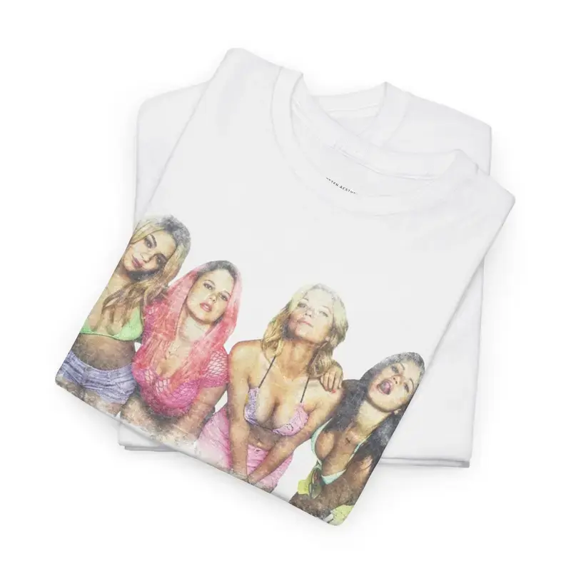 Relive the Wild Vibes of Spring Breakers 2012 with This Premium Heavy 100% Cotton Film T-Shirt – Comfortable, Stylish Fan Essential for Movie Lovers Everywhere