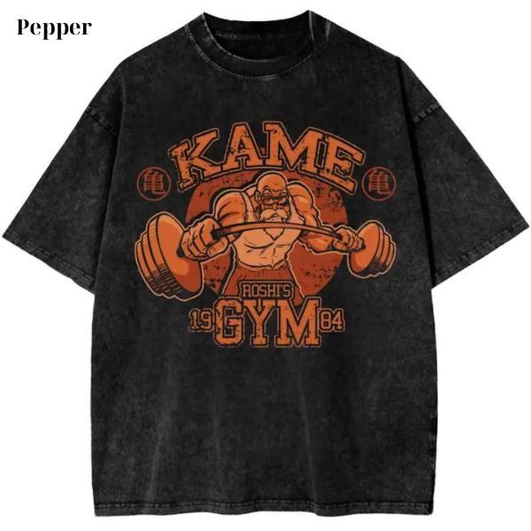 Dragon Ball Shirt Kames Gym, Dragon Ball Z Shirt, Gym Shirts, Anime Shirt, Gym Tshirt, , Gift For Men, Unisex Cotton Crewneck T-Shirt - Medium, Short Sleeve, Casual Streetwear Printed Tee Menswear Top