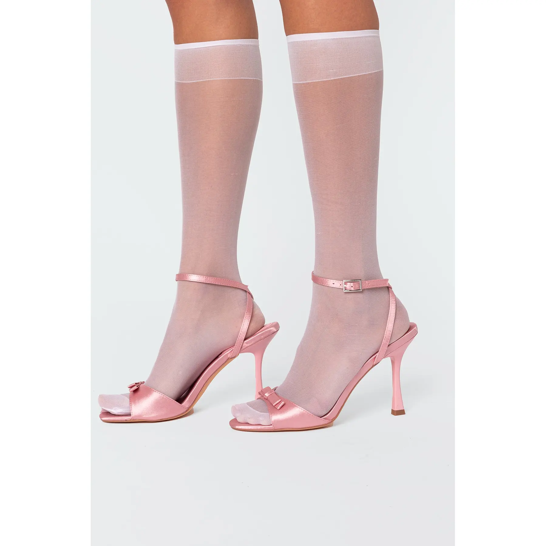 Sheer Mesh Knee High Socks