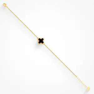 EVRY JEWELS Gold or Silver Plated Women's Hypoallergenic Lucky Bracelet