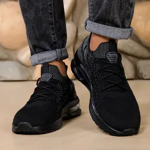 Bemiro men's athletic shoes are suitable for all seasons; the soles are slip-resistant and durable; built-in shock-absorbing air cushioning makes them ideal for indoor workouts, while also available in lightweight outdoor running styles. Low-top design.