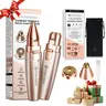Eyebrow Facial Trimmer: 2 in1 Rechargeable Facial Hair Removal and Eyebrow Electric Shaver - Face Lips Body Painless Facial Razor Daily Comfort