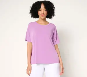 Susan Graver Modern Essentials Liquid Knit Dolman Top