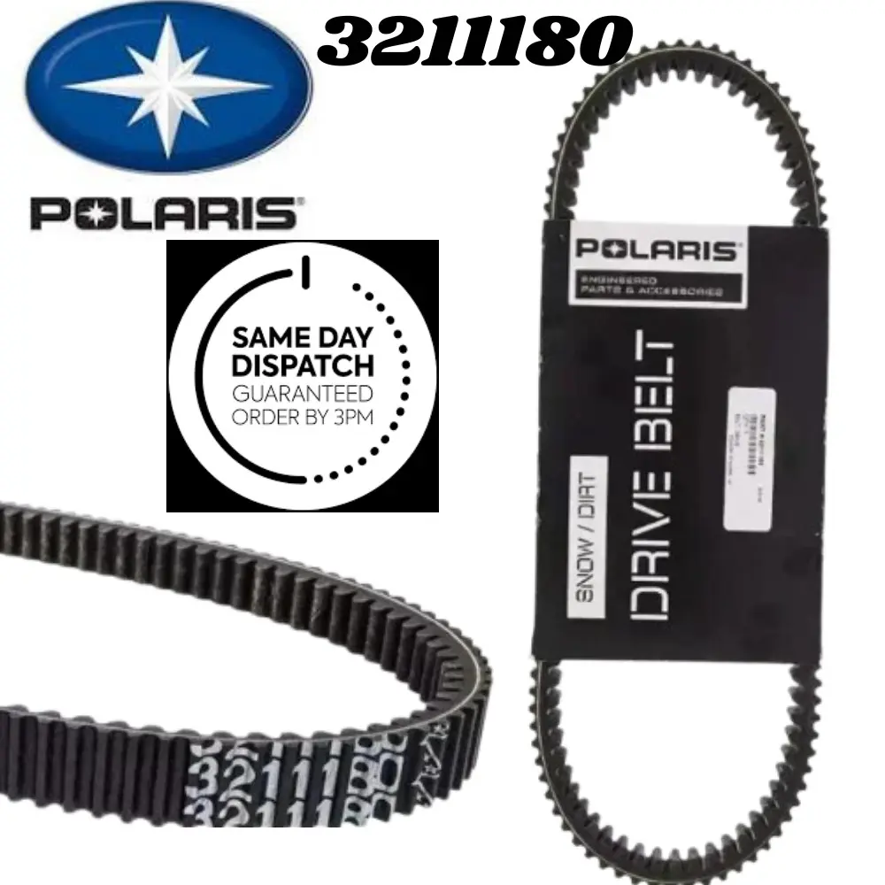 Polaris 3211180 Drive Belt OEM Replacement CVT Belt for RZR XP 1000 & General XP 1000 | Heavy Duty Aramid Fiber | Heat Resistant | Long Lasting Performance