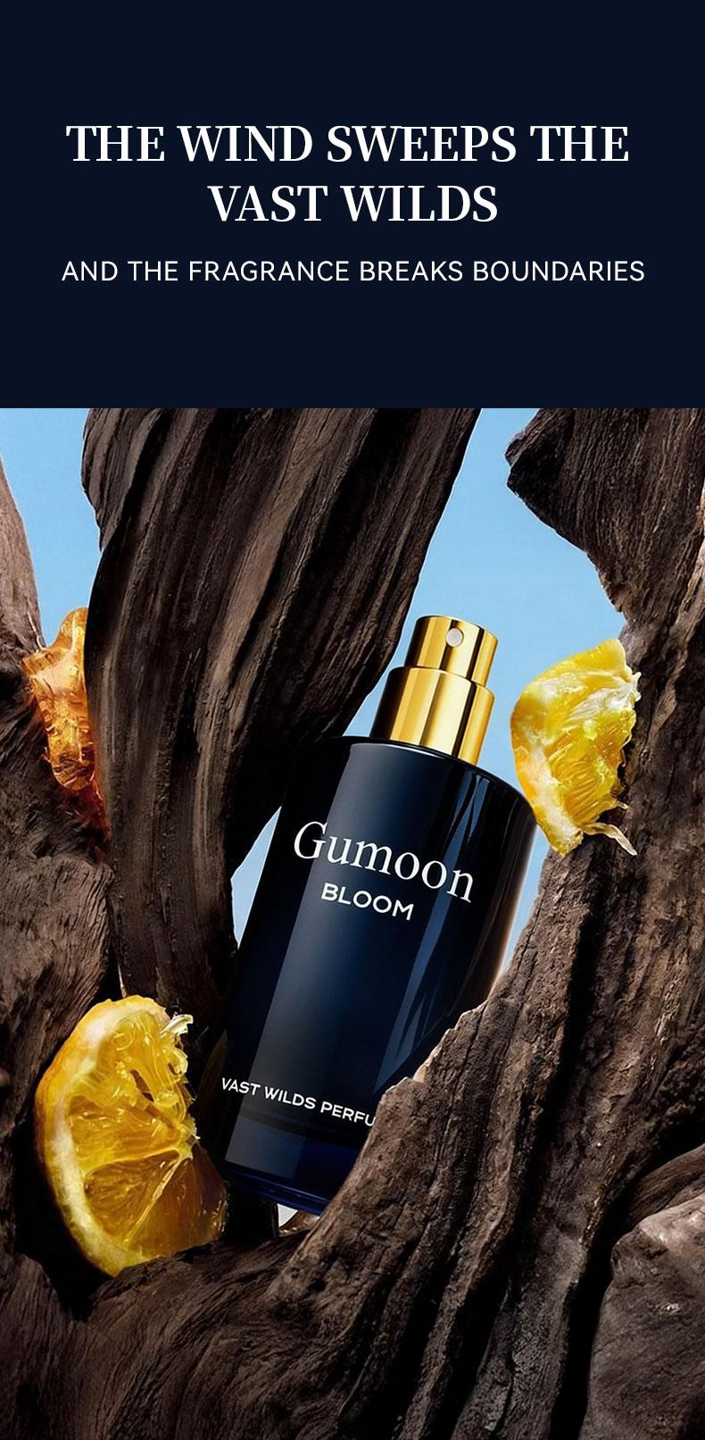 GUMOON explore boundlesswilderness fragrance 50ml ocean fresh scent premium aromatic woody fragrance with bergamot coconut amber for him & her bold arabian perfume luxurious gift