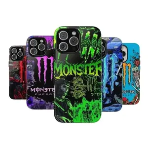 Black Monster Energy Drink Phone Case Compatible with iPhone 17, 16, 15, 14, 13, 12, 11, X & Galaxy