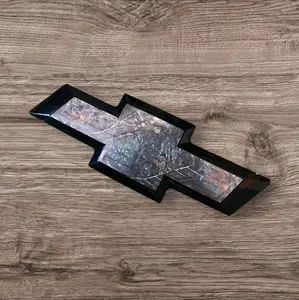 Camo Woodland Vinyl Emblem Overlays for Chevy Silverado (Front/Rear)